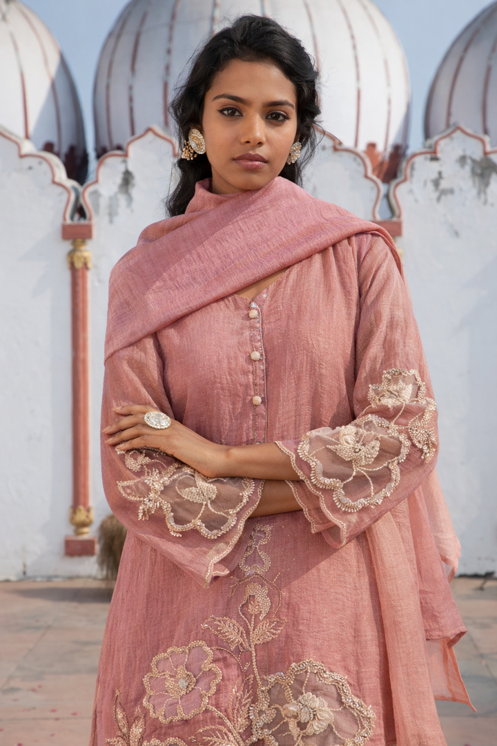 Mihika peony full work suit set