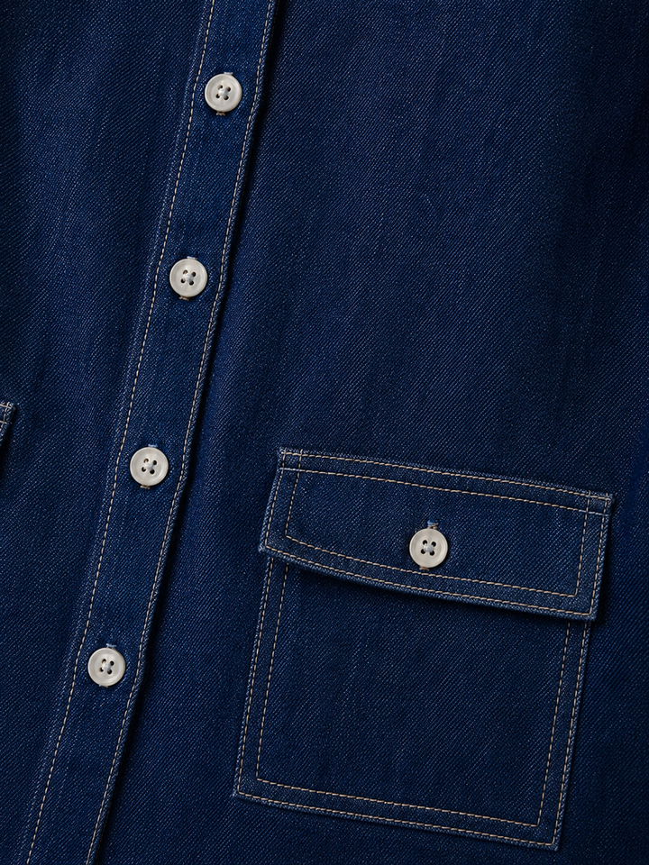 Prisha cobalt denim co-ord set