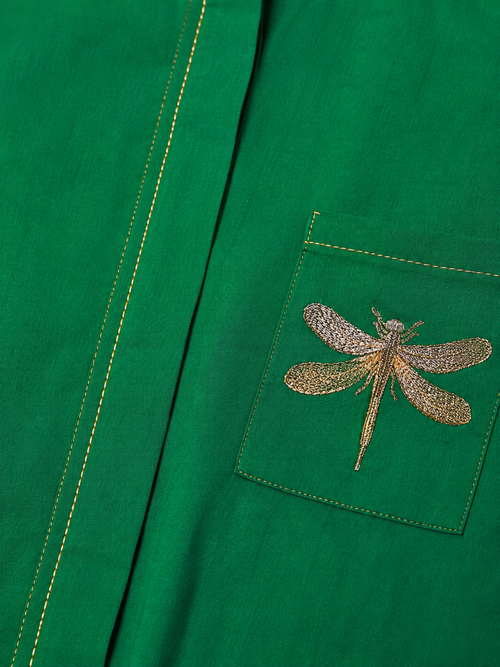 Jayti Fern Butterfly Cotton Co-ord Set
