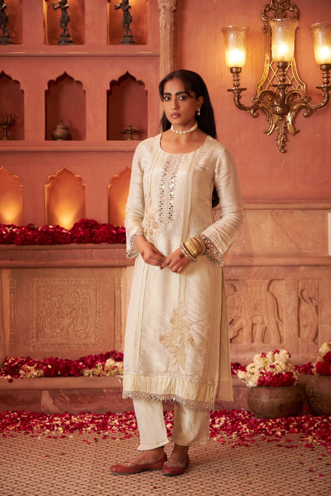 Mihika angel full work heavy suit set