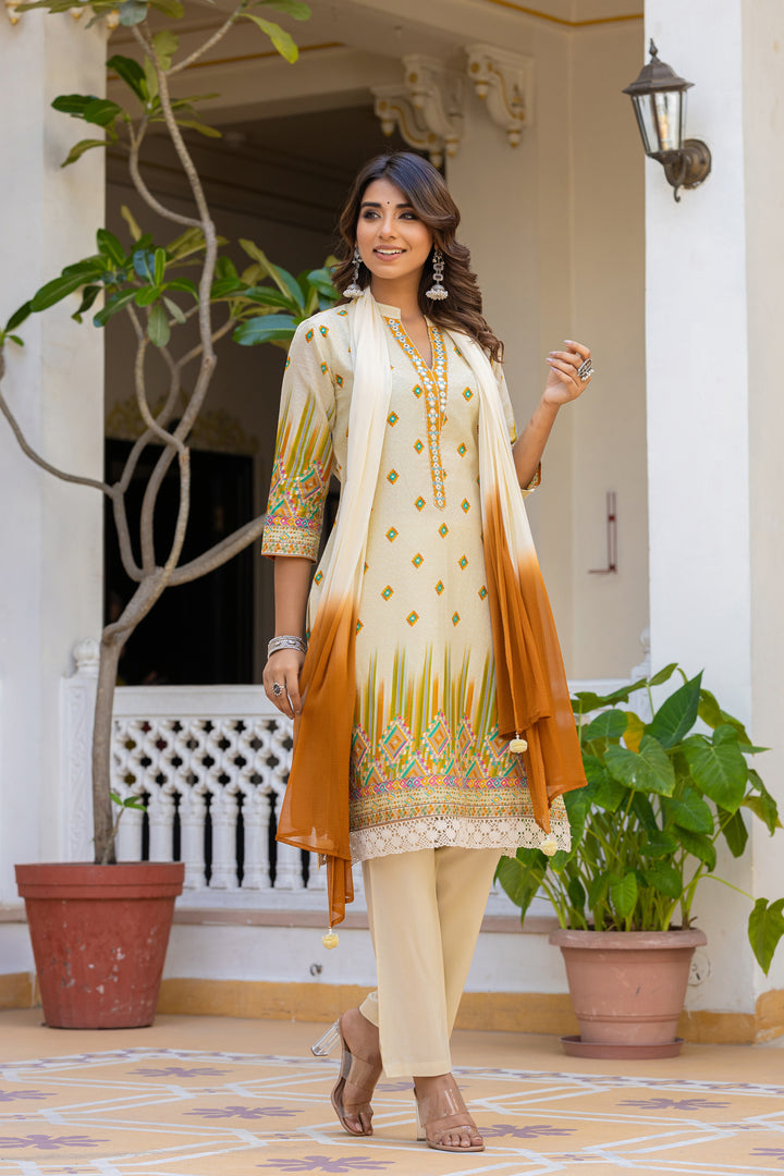 Arpita Amber Cotton Embrodiery Suit set