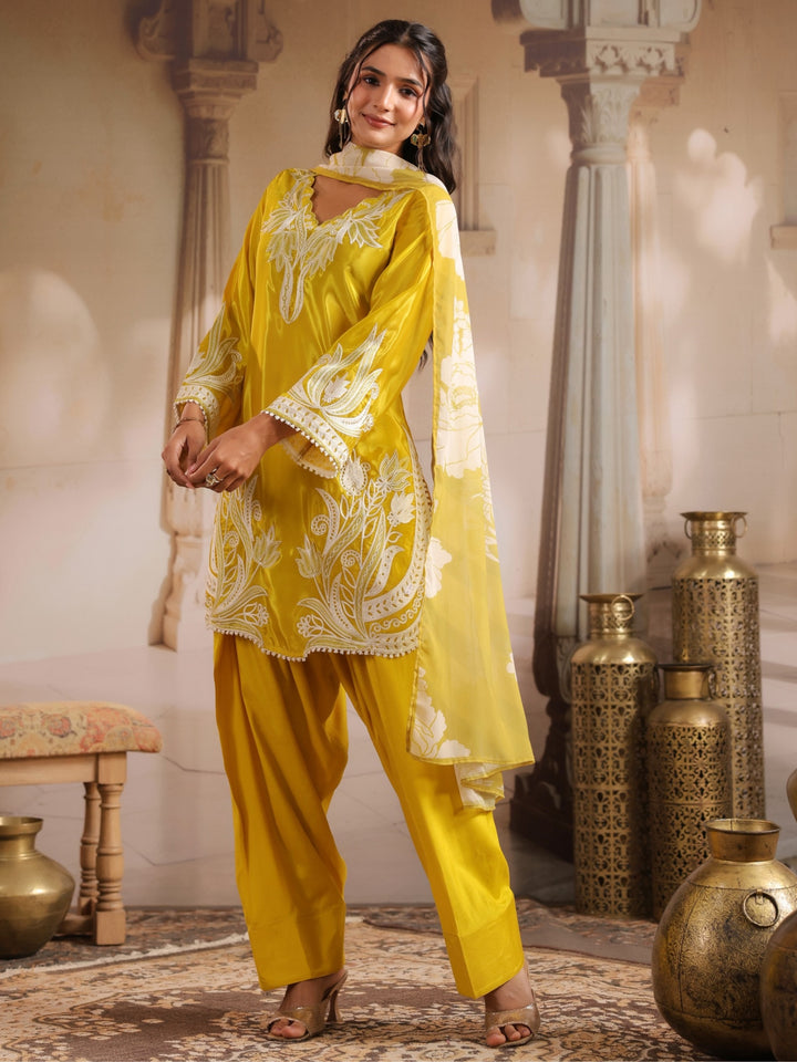 Dagdai Sunshine Embroidery Farshi Suit Set