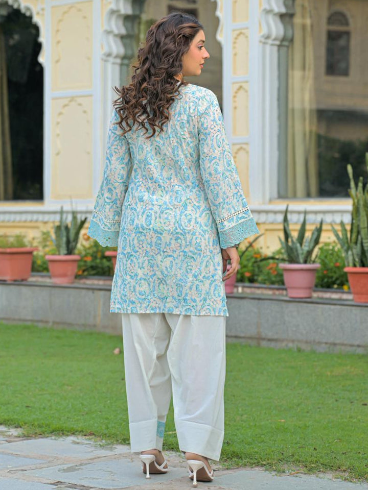 Dagdai Yin Embroidery Cotton Suit Set