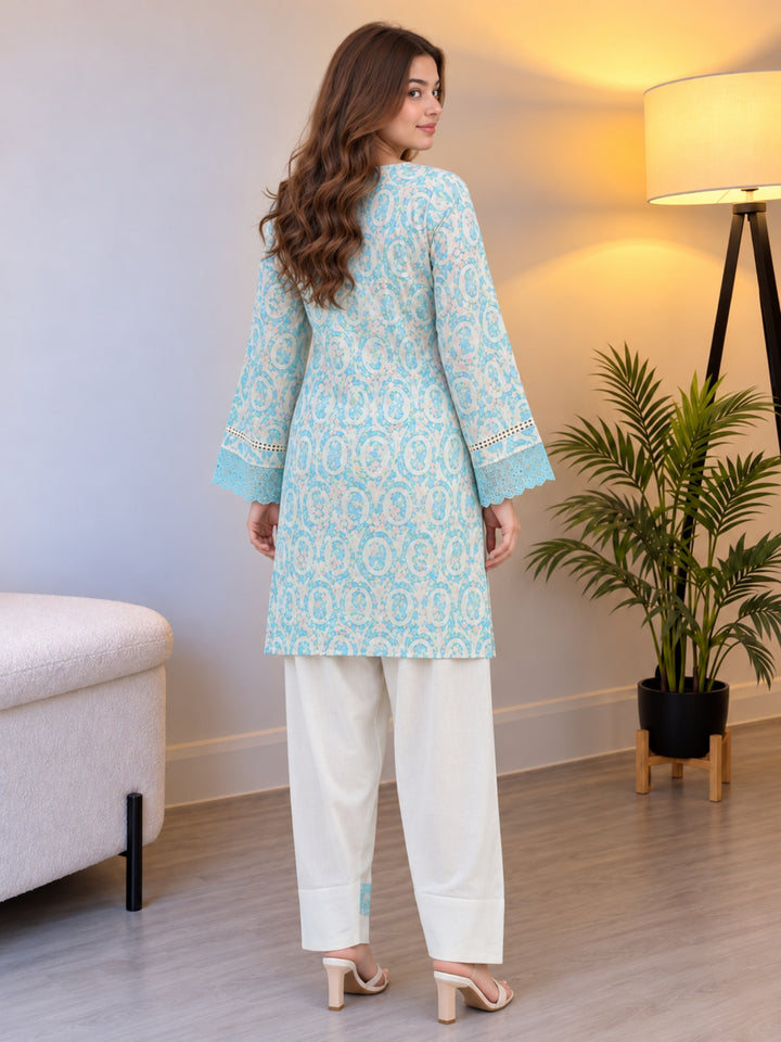 Dagdai Yin Embroidery Cotton Suit Set