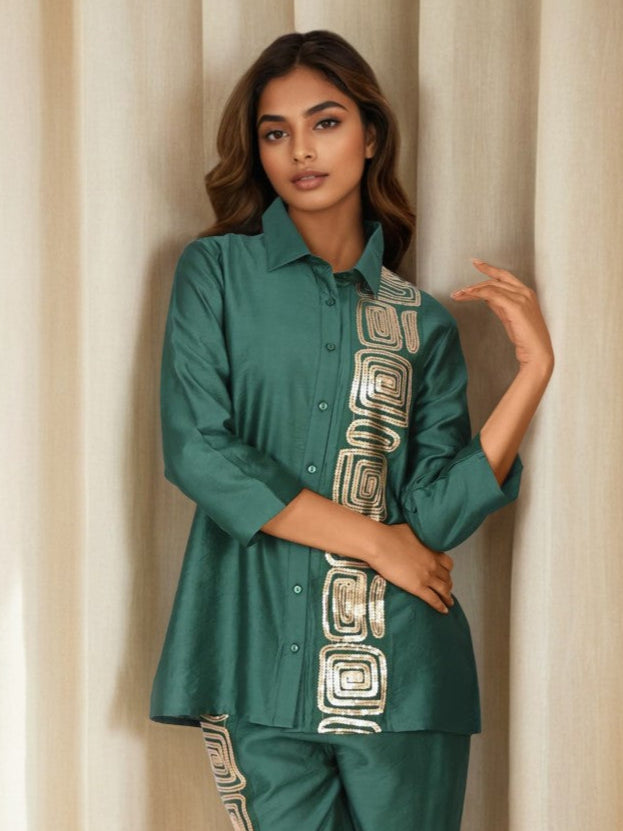 Sharanya sage work co-ord set