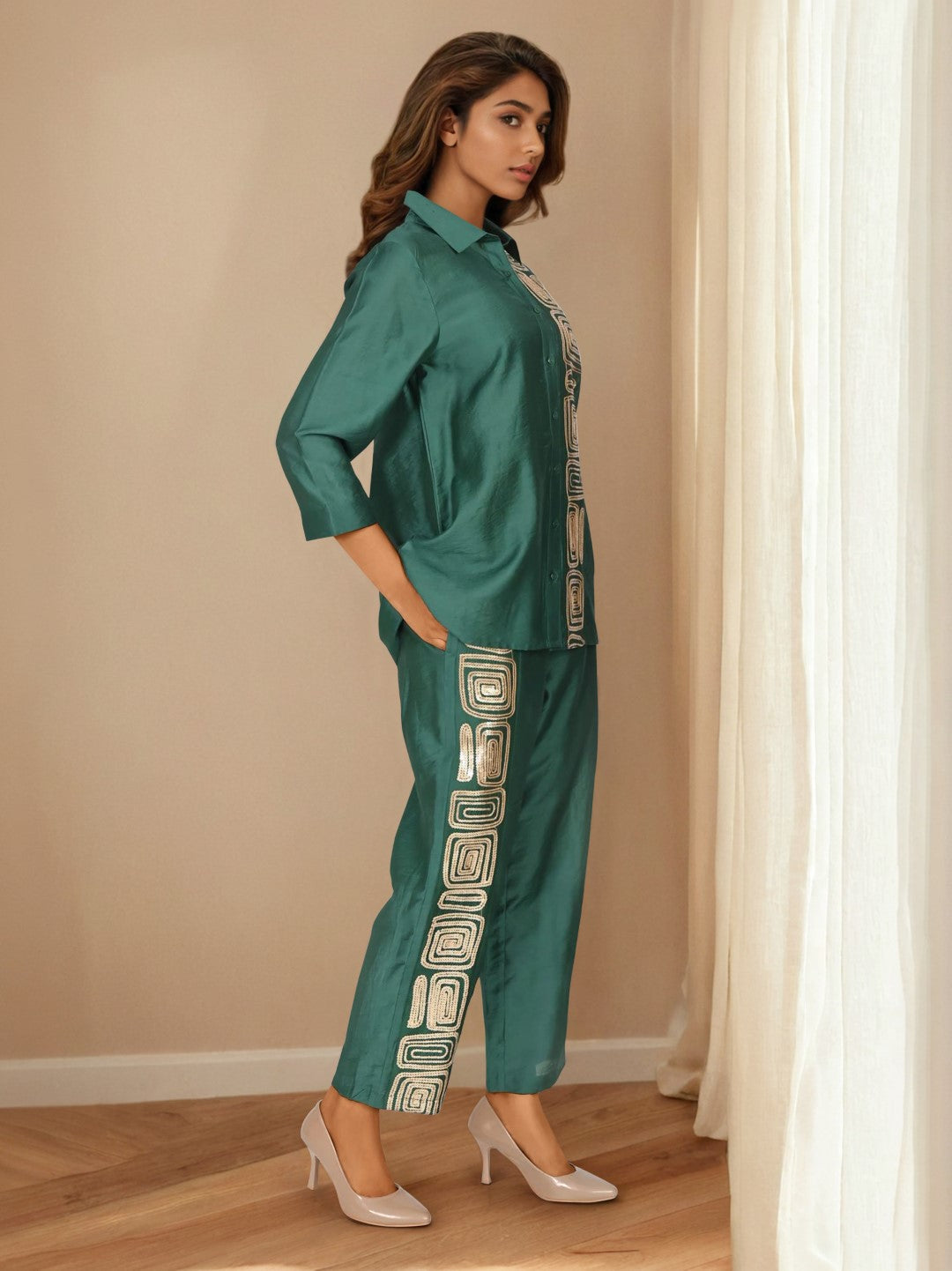 Sharanya sage work co-ord set