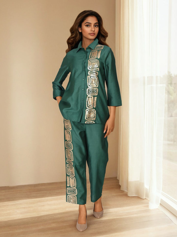 Sharanya sage work co-ord set