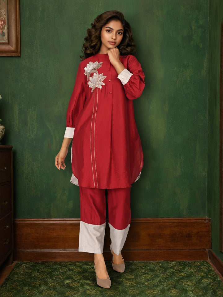 Sharanya Rouge Work Co-ord Set