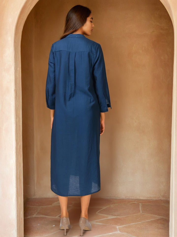 Sharanya Indi Embroidery Cotton Dress