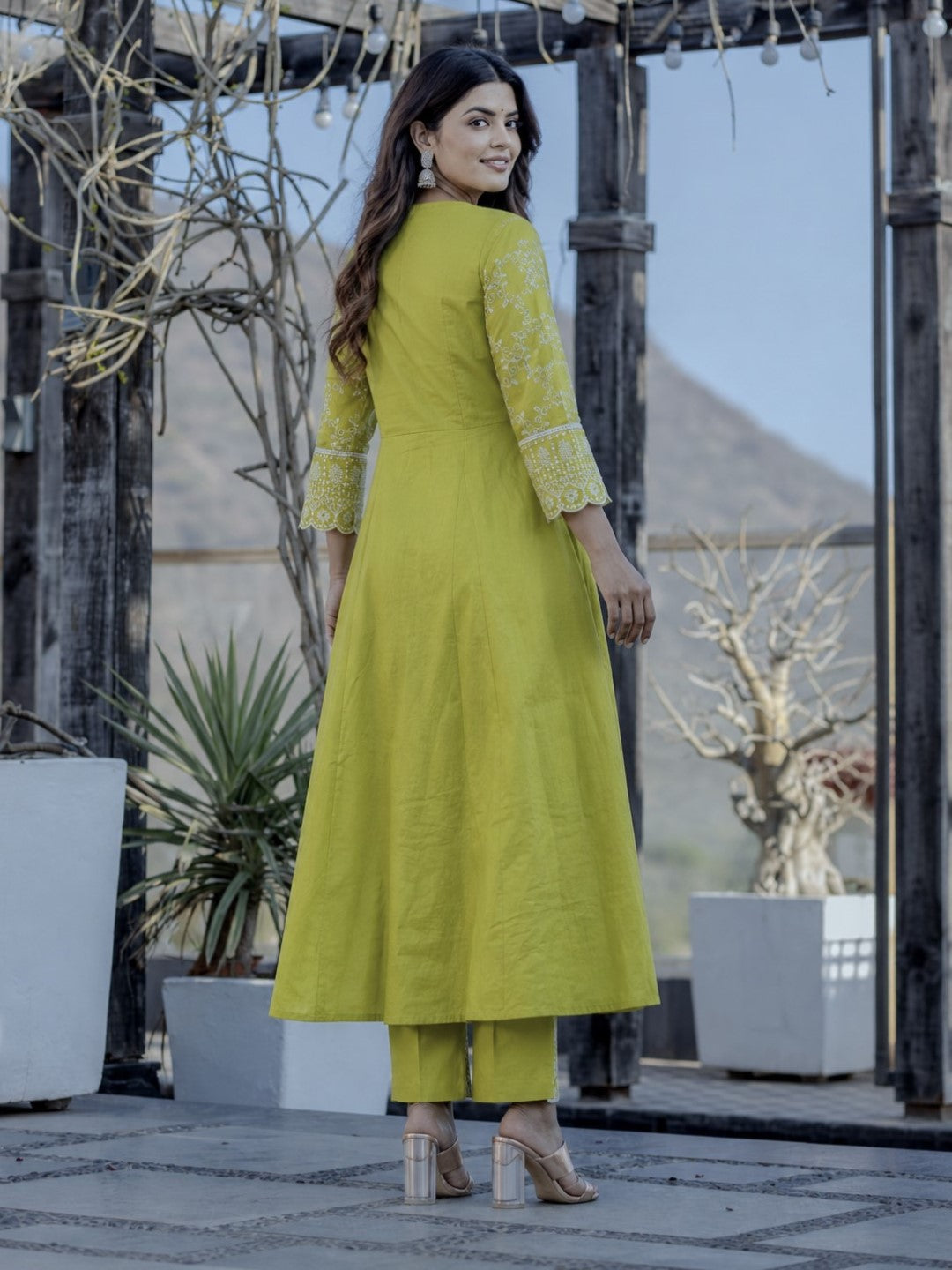 sanmati vivid full work suit set