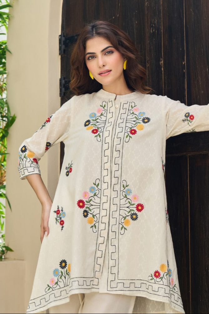 Akira angel embroidery cotton co-ord set