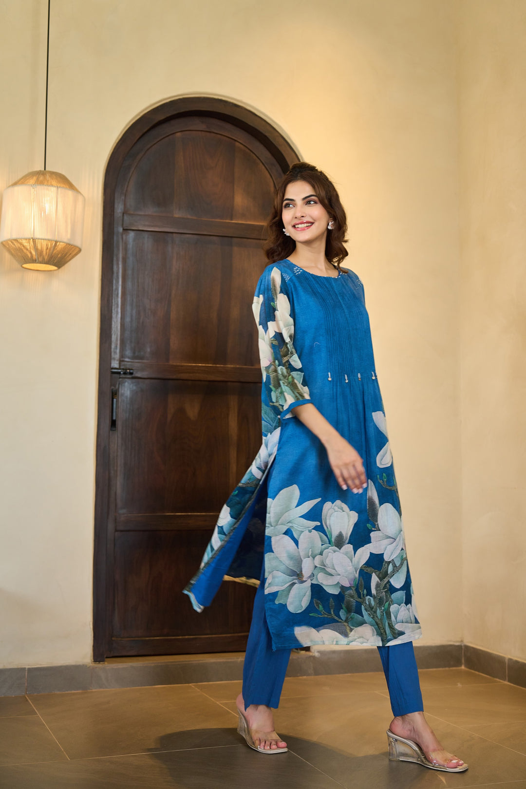 Tiara Hibis kurta pant set