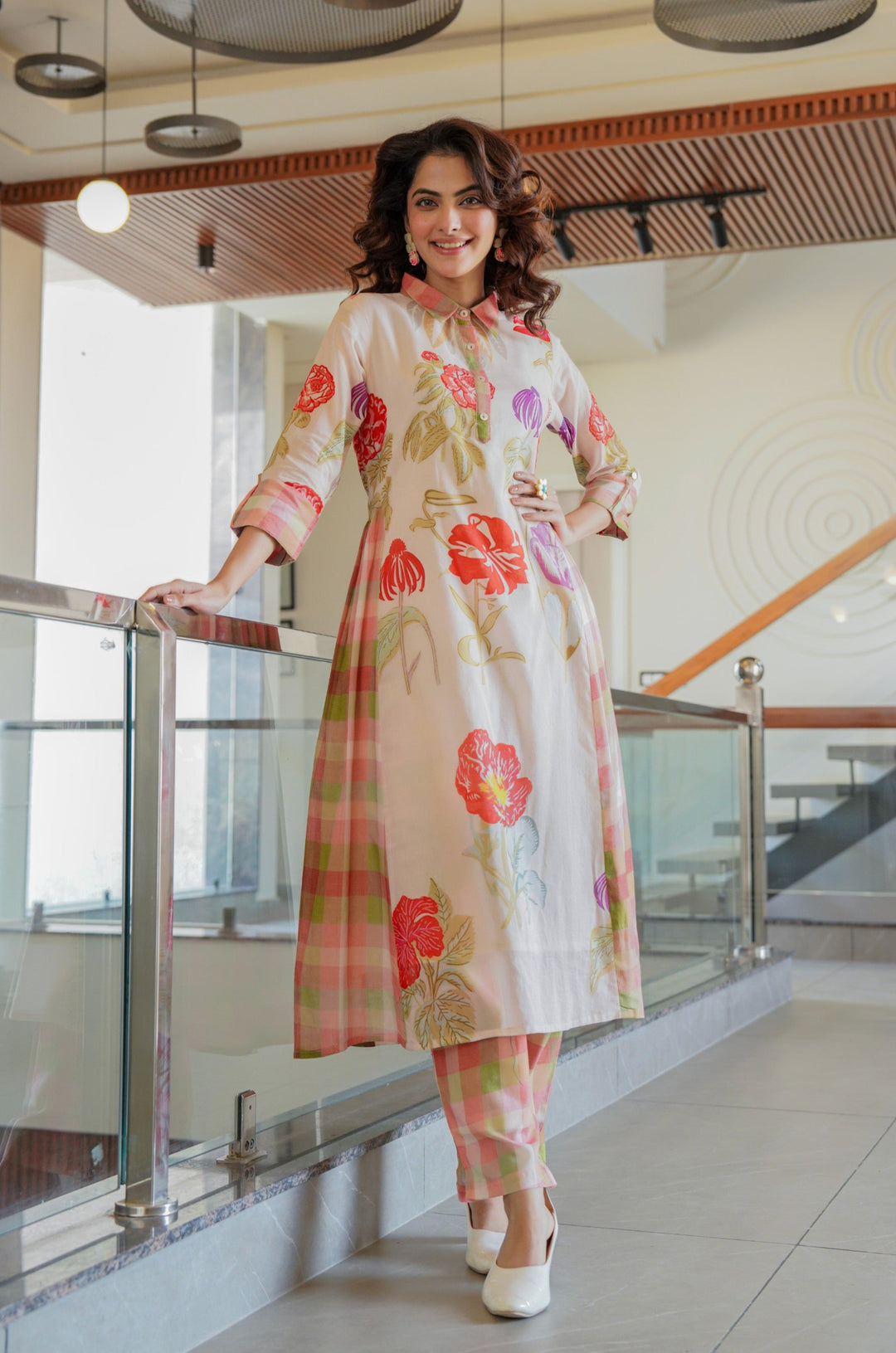 Tiara Vibe Cotton Kurta Pant Set