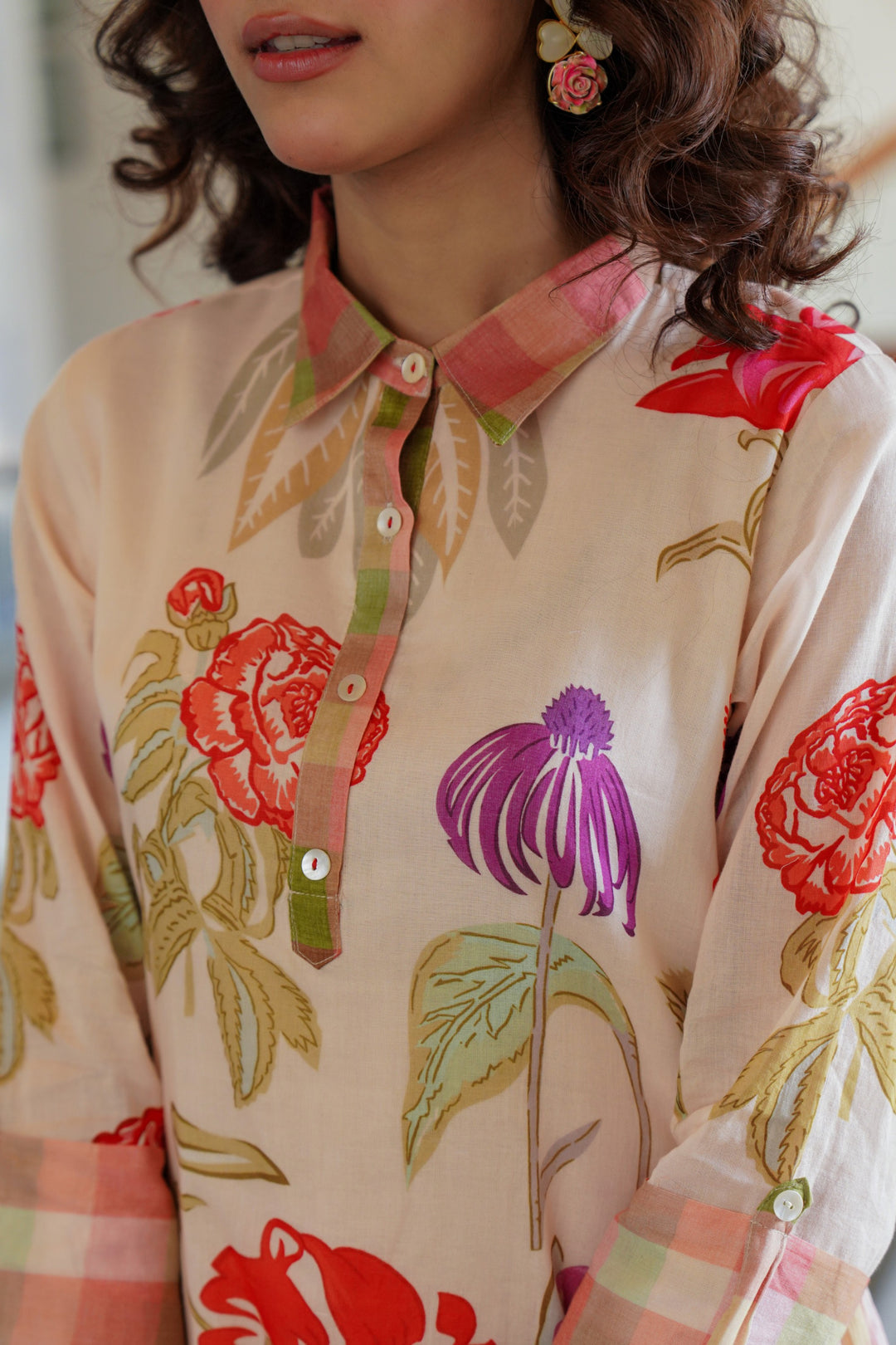 Tiara Vibe Cotton Kurta Pant Set