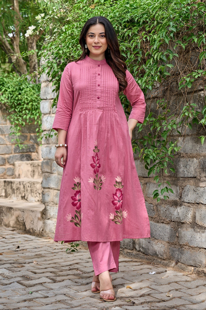 Tiara rouge cotton kurta pant set