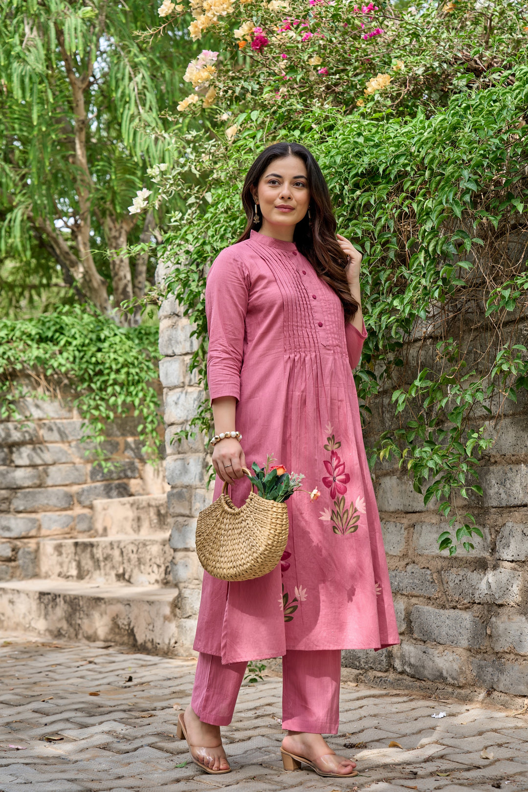 Tiara rouge cotton kurta pant set