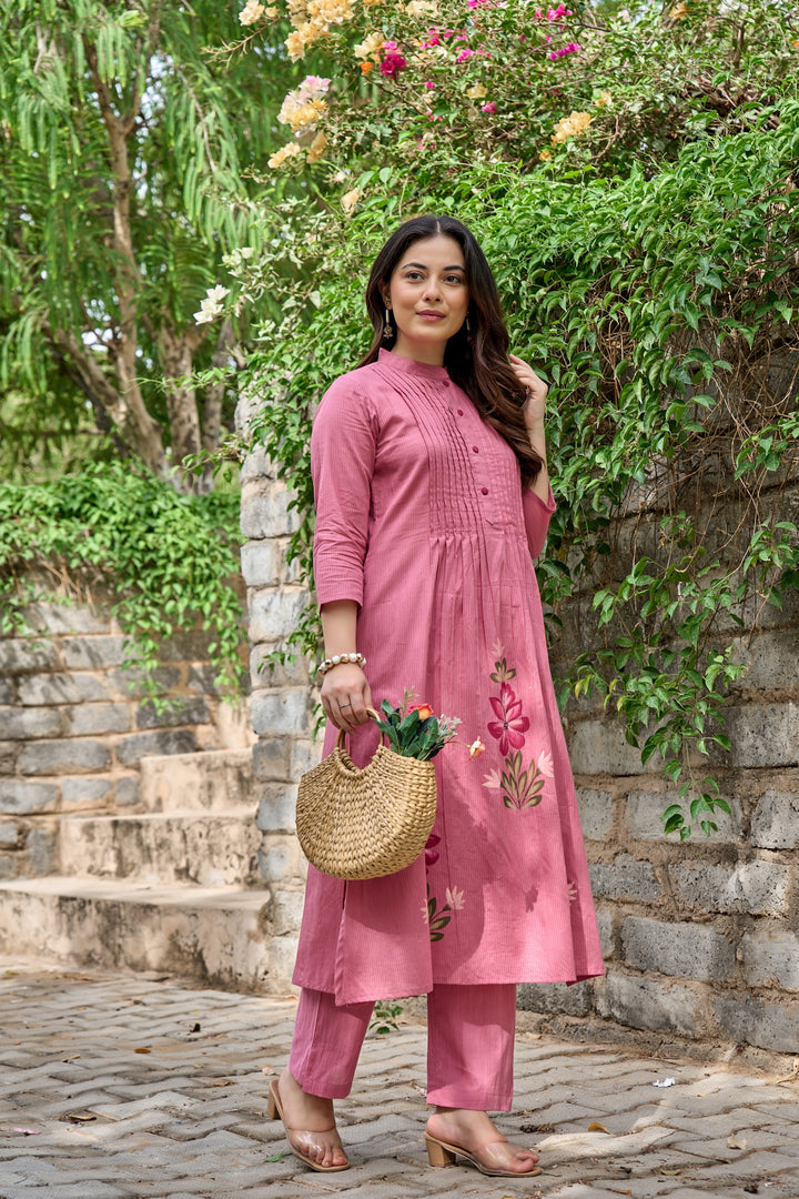 Tiara rouge cotton kurta pant set