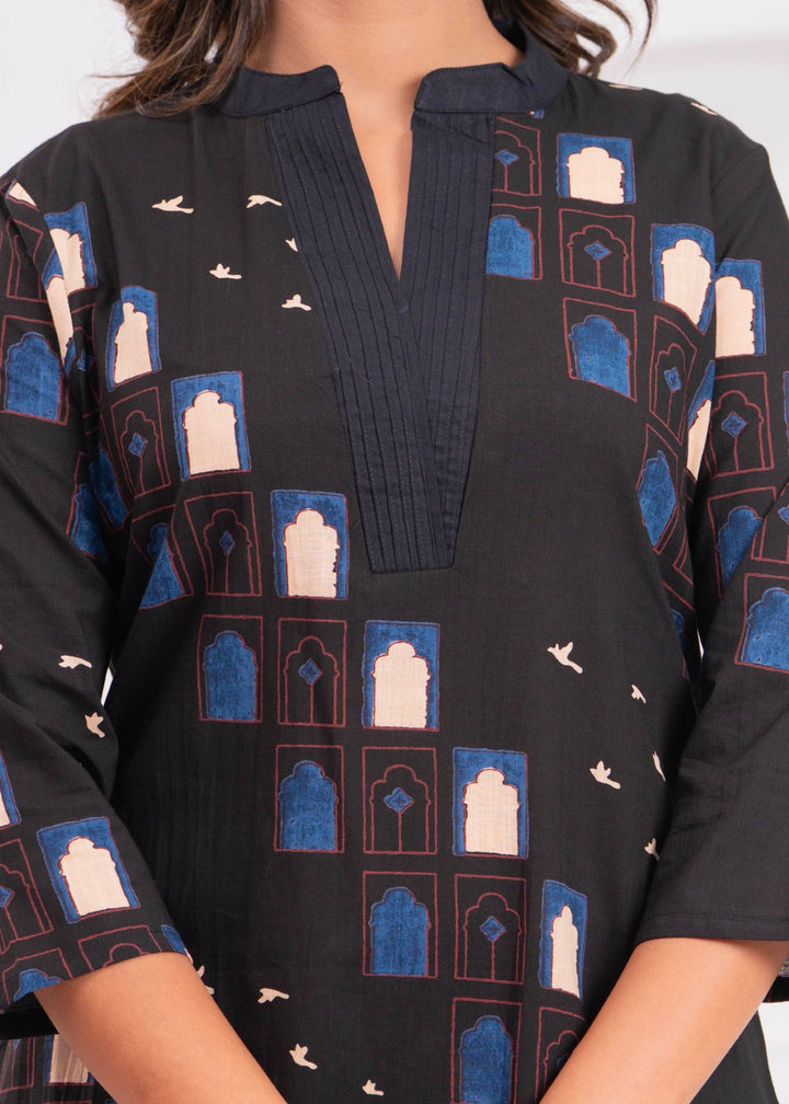 Maurya Jade Cotton Kurta PanT Set