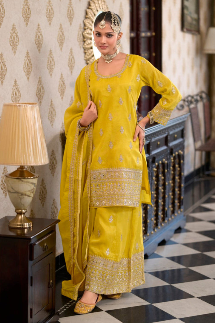 Ashtami Amber Full work heavy suit set