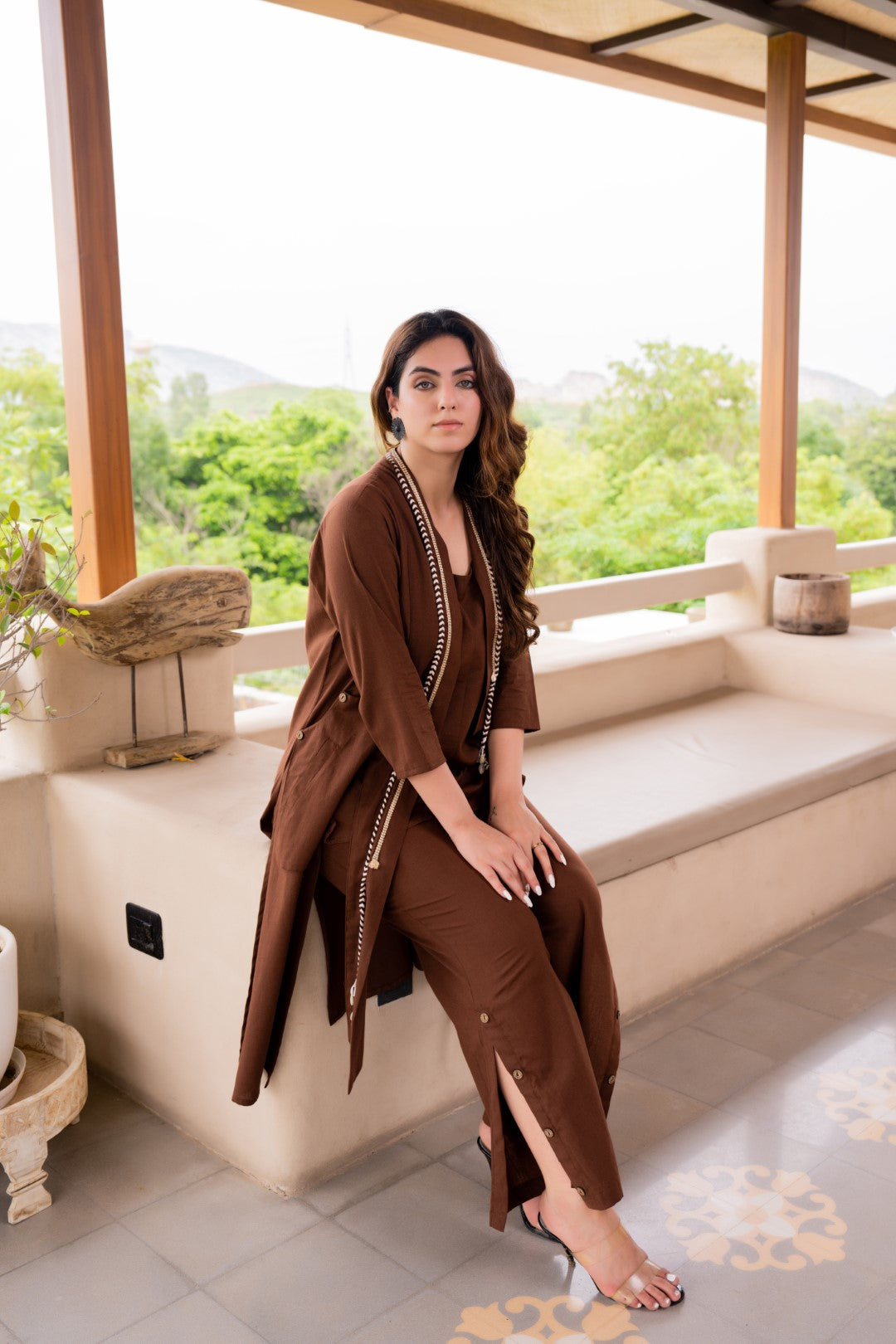 Akira hazel cotton 3 pc co-ord set