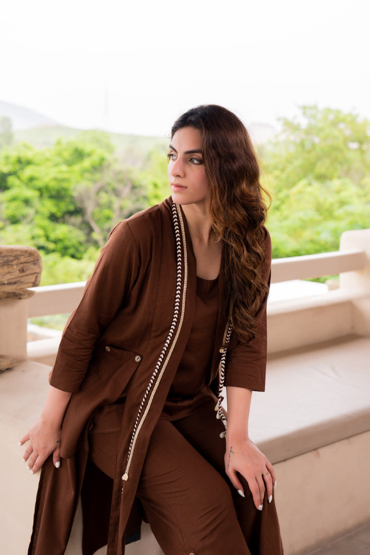 Akira hazel cotton 3 pc co-ord set