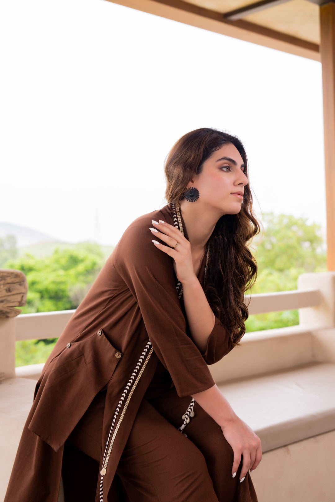 Akira hazel cotton 3 pc co-ord set