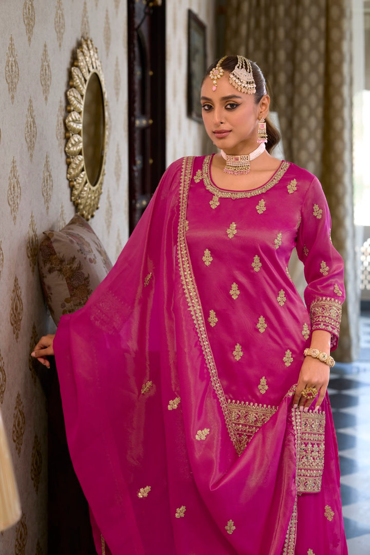 Ashtami Rose Full work Premium suit set