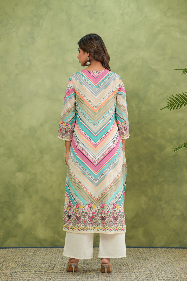 Baga Hibis Printed Cotton Lawn Suit Set