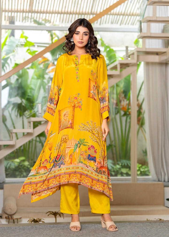 Maurya Goldy kurta pant set