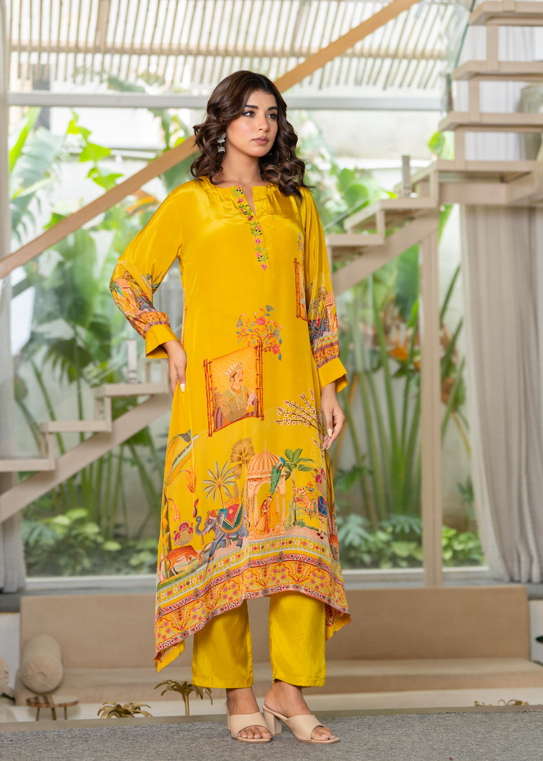 Maurya Goldy kurta pant set