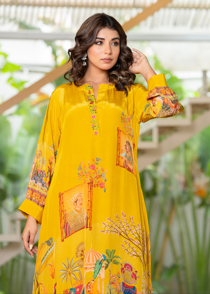 Maurya Goldy kurta pant set