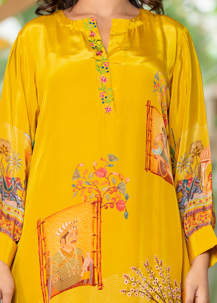 Maurya Goldy kurta pant set