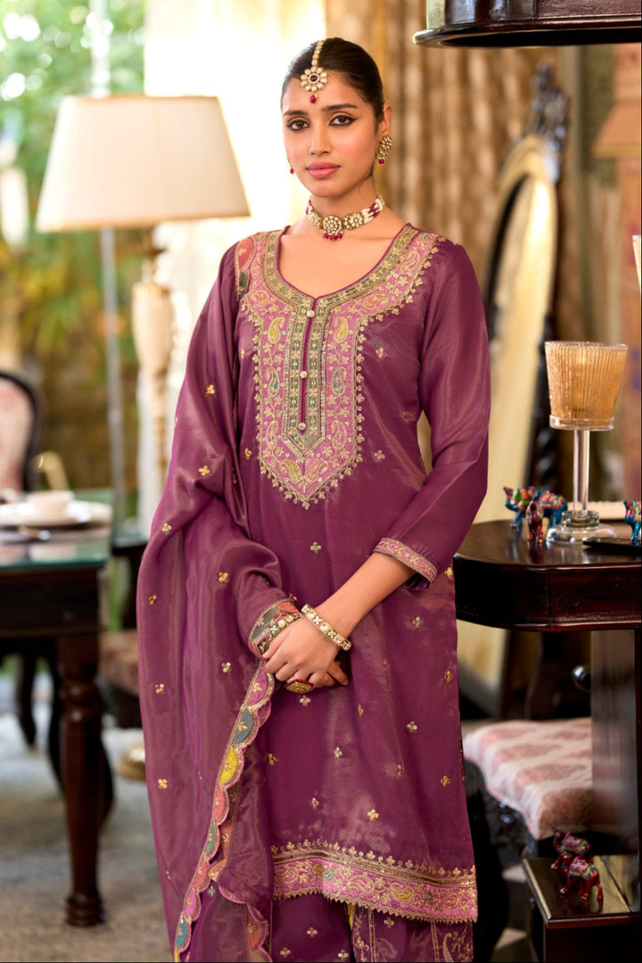 Garja sangria full work gharara set