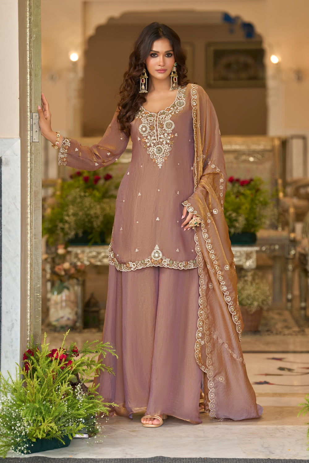 Bala blush full work suit set
