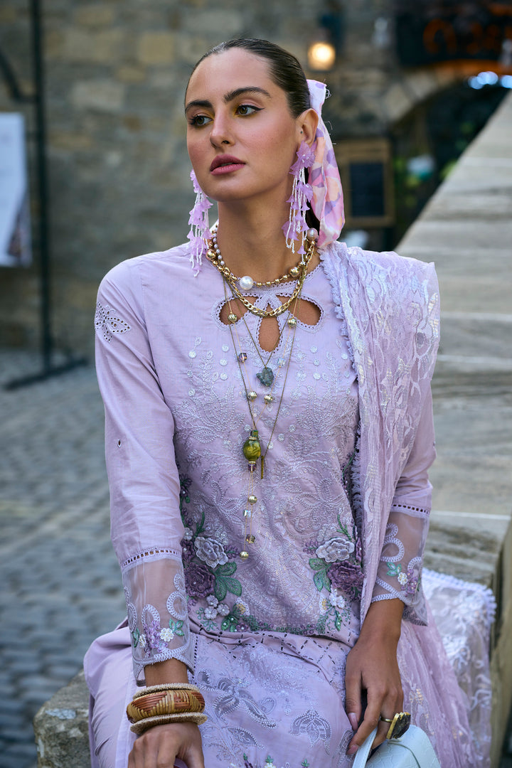 Rasheeda Orchid Full Work Pakistani Suit