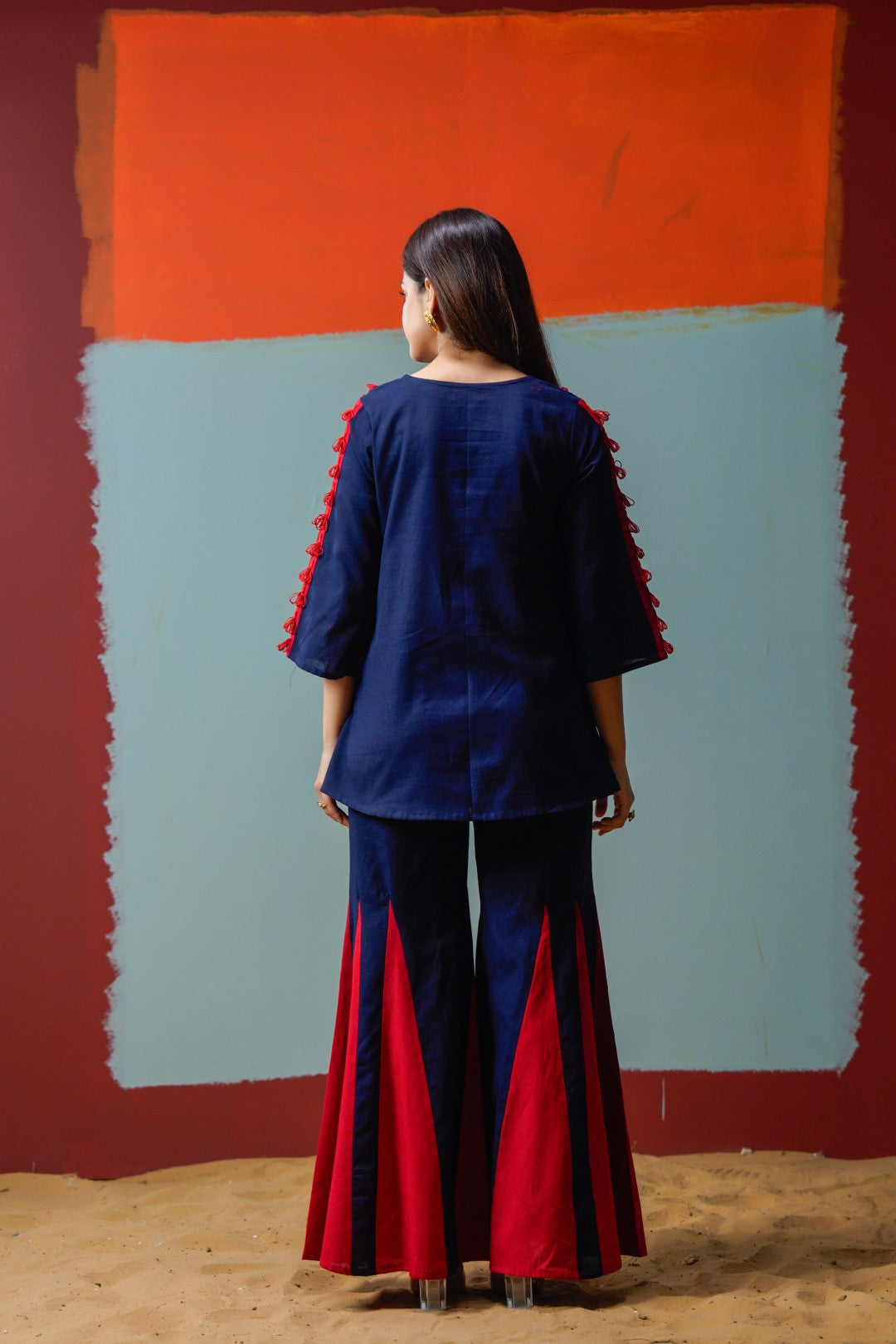 Tatva Azure Cotton Co-ord Set