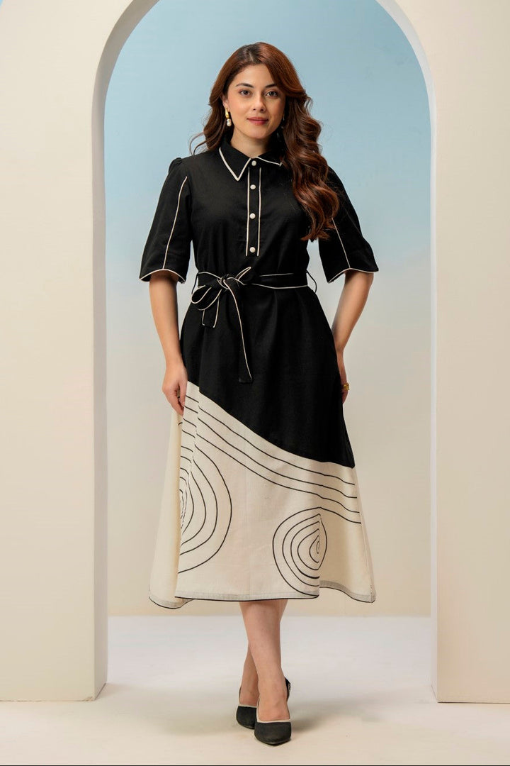 Tatva jet cotton dress