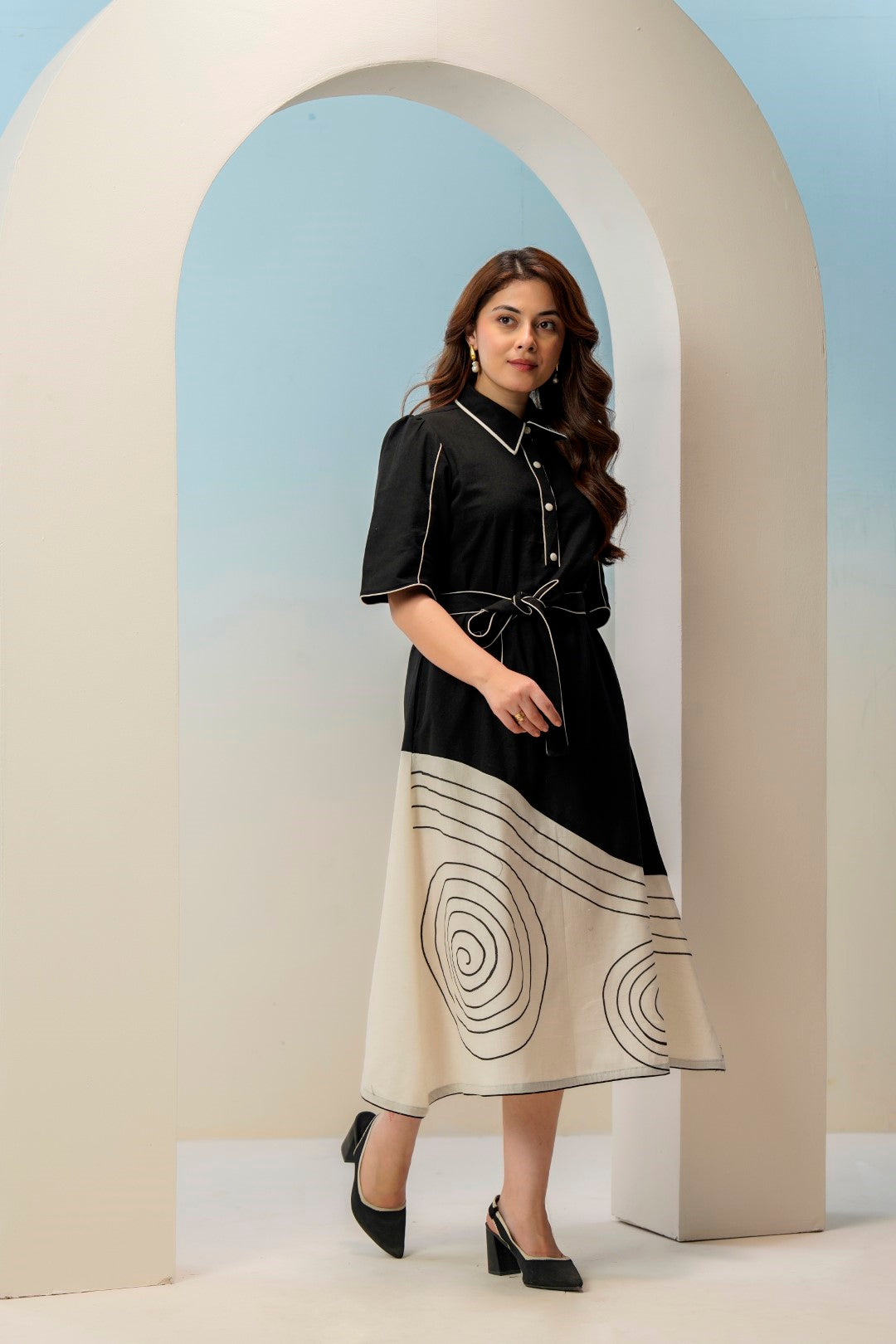 Tatva jet cotton dress