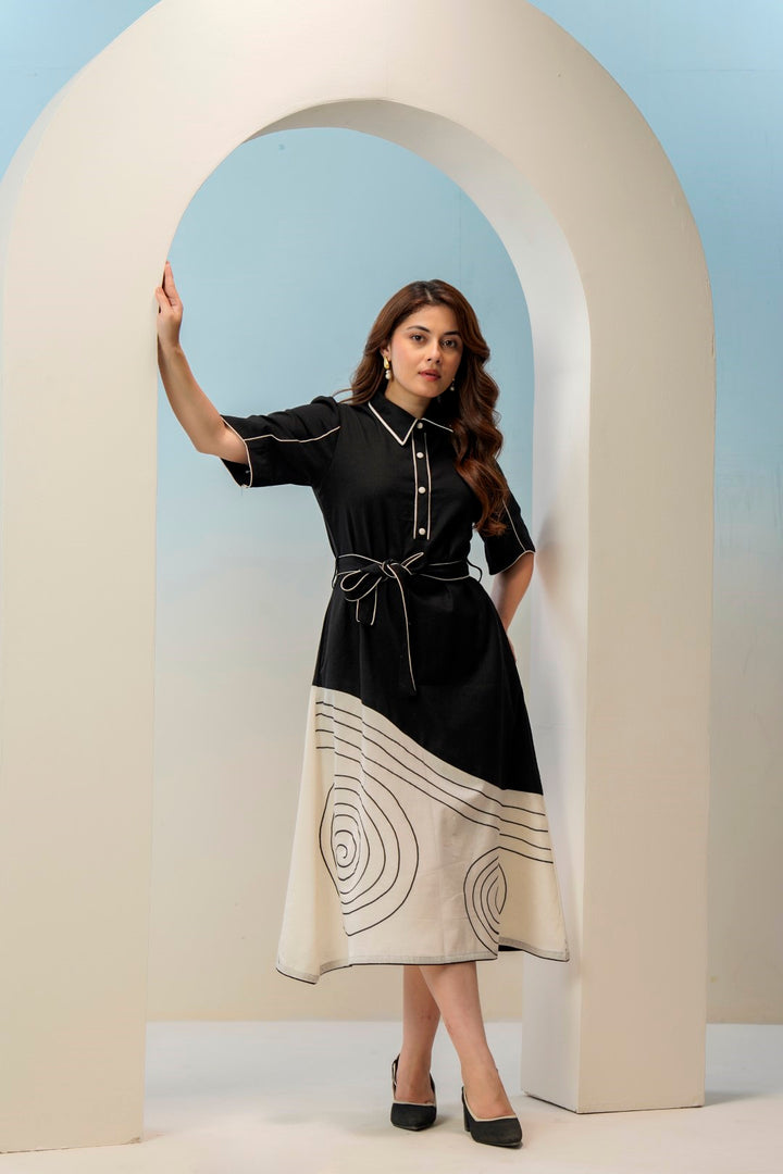 Tatva jet cotton dress