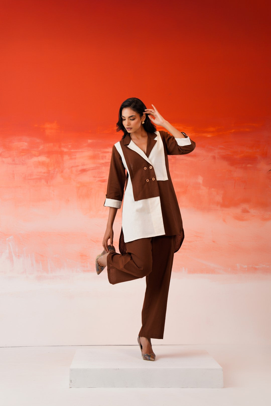 Tatva Hazel Cotton Co-ord Set