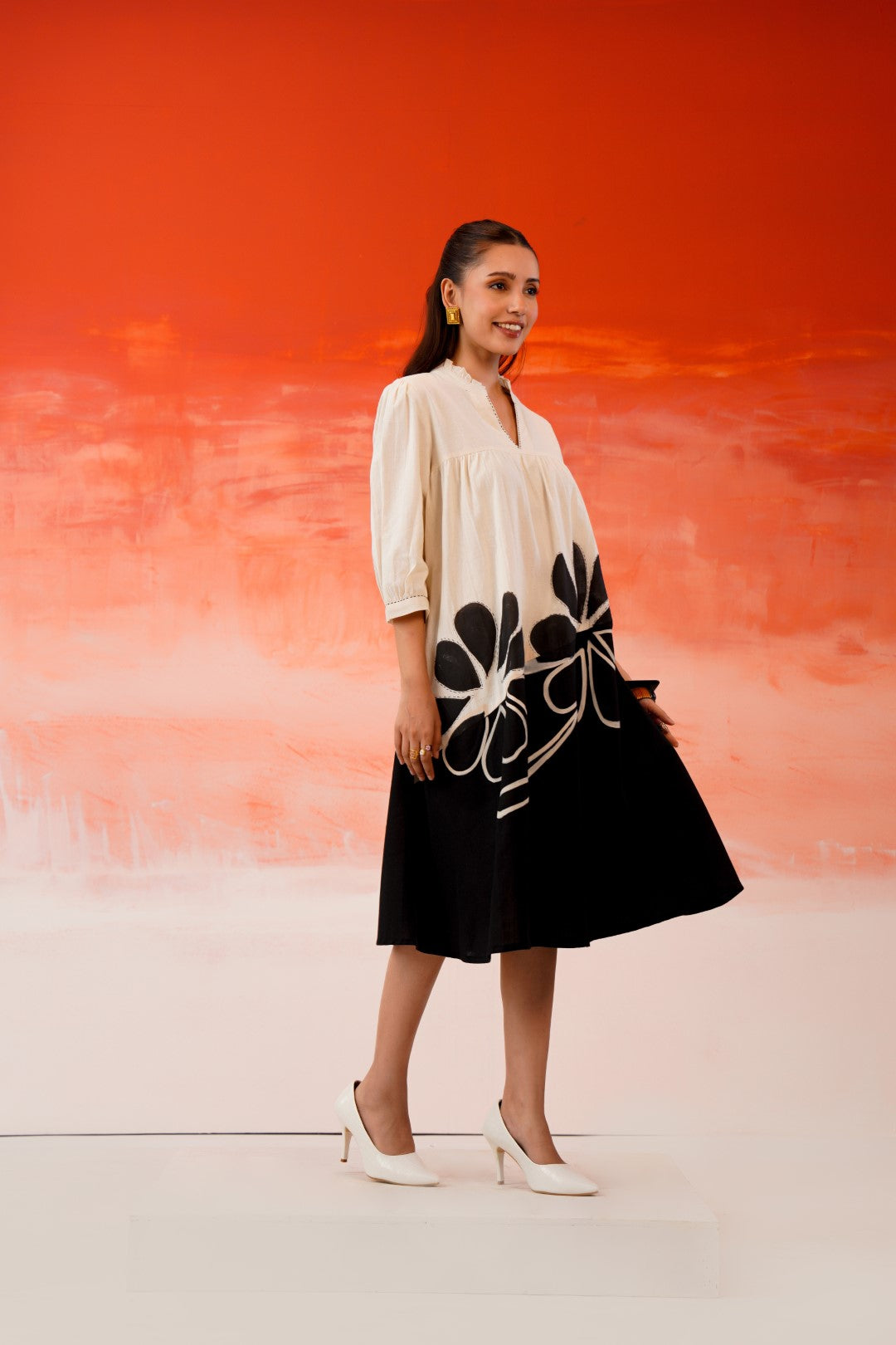 Tatva Jade Printed Dress