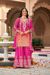 Chaitali Rose Full Heavy Work Suit Set