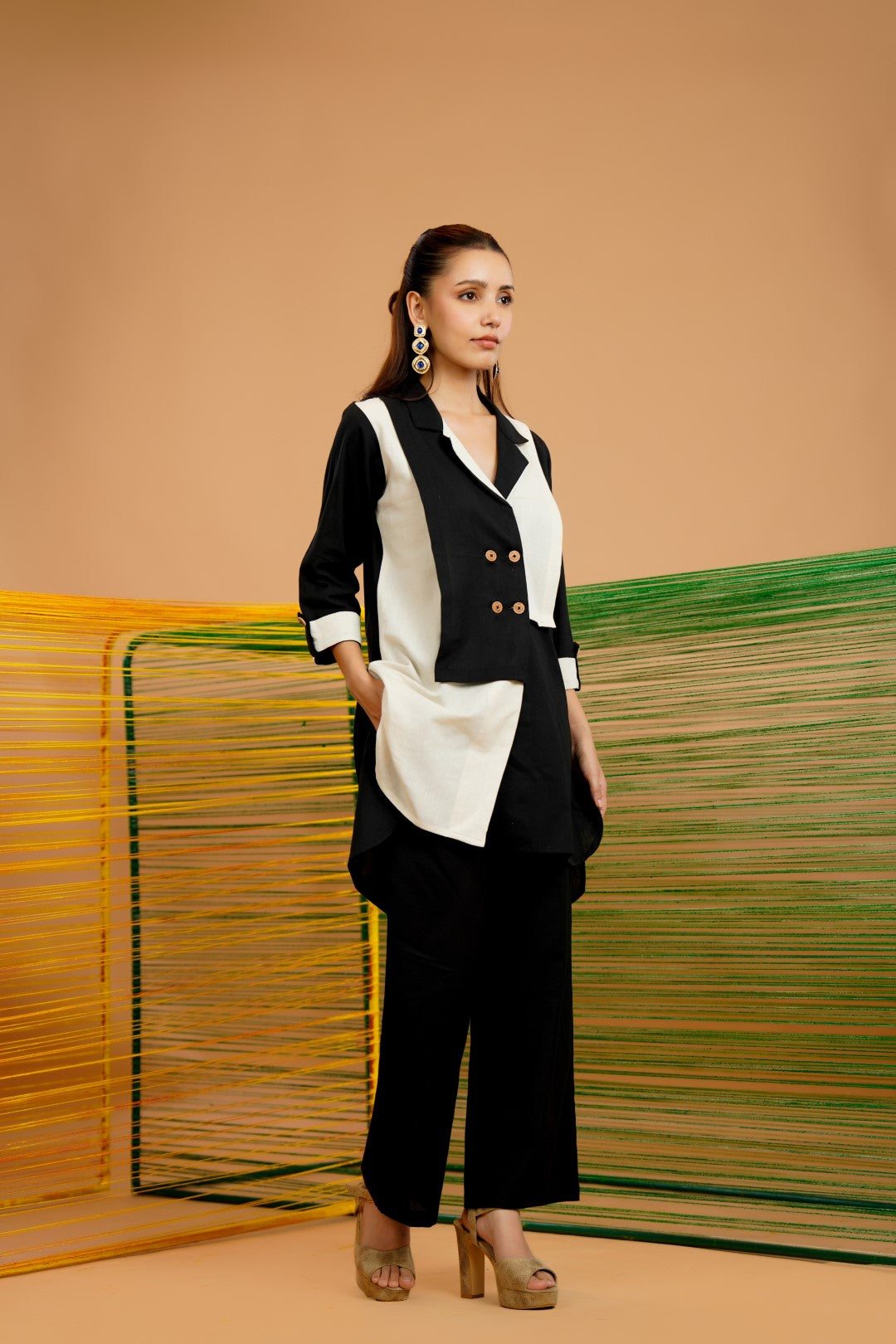 Tatva sable cotton co-ord set