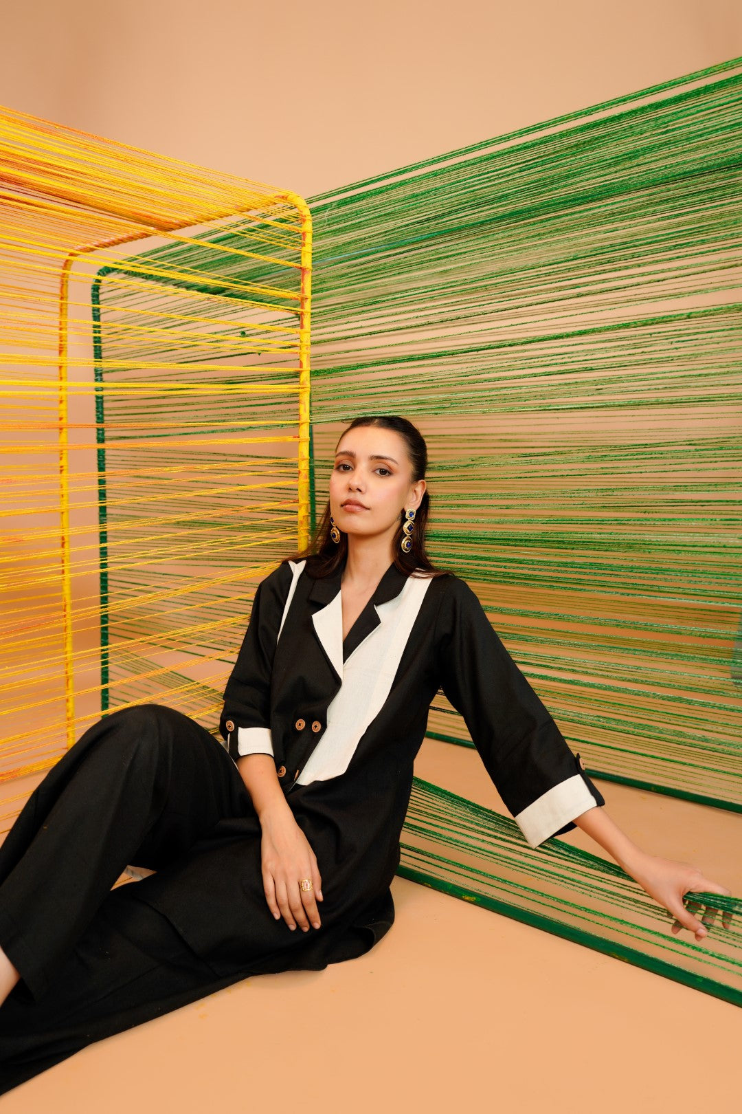 Tatva sable cotton co-ord set