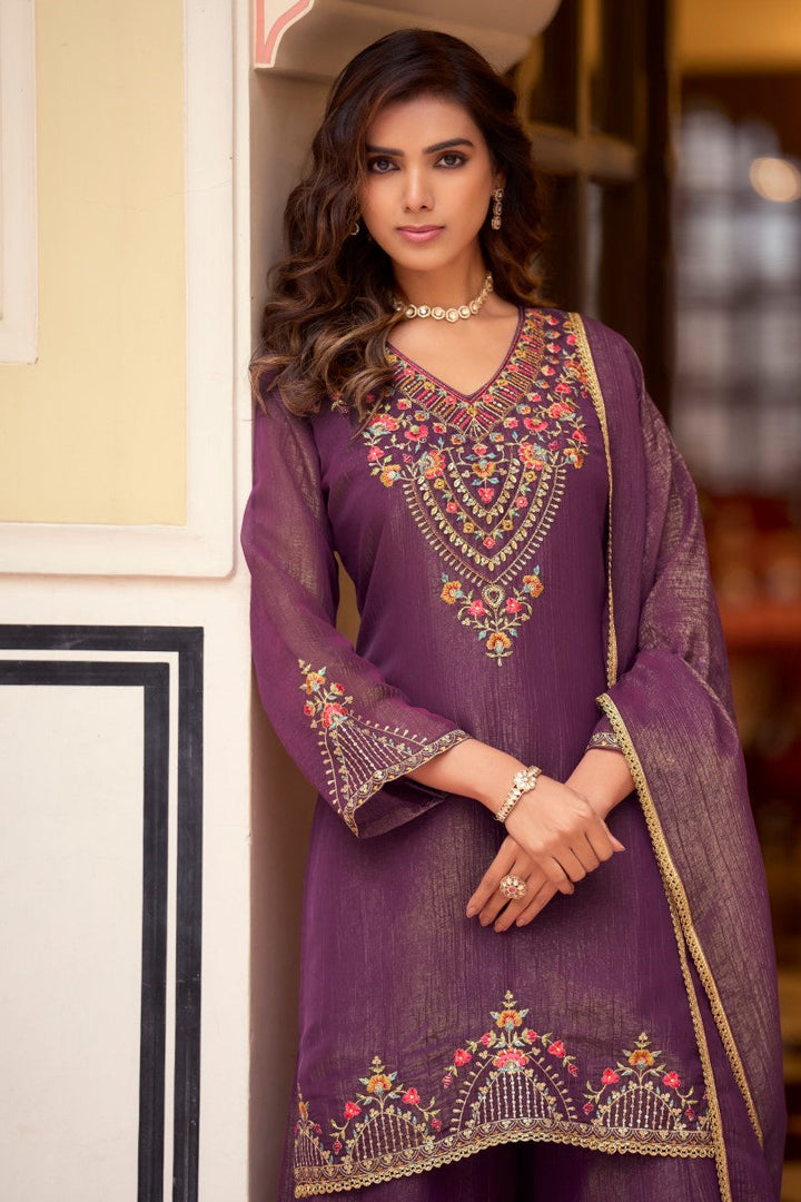 Garcha iris full work suit set