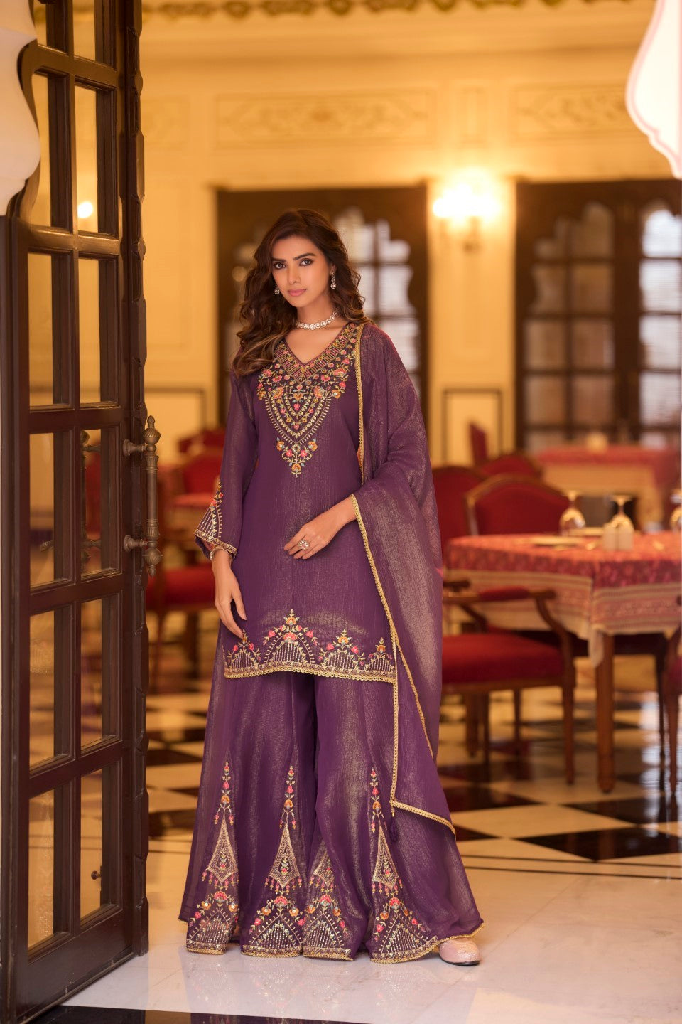 Garcha iris full work suit set