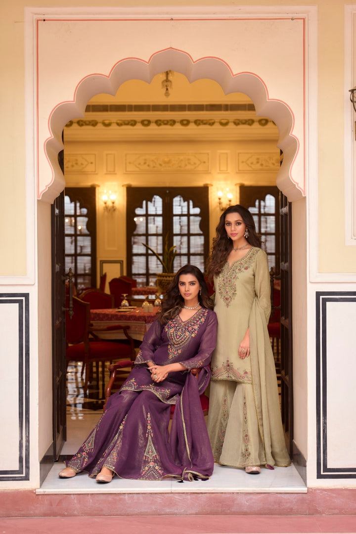 Garcha iris full work suit set