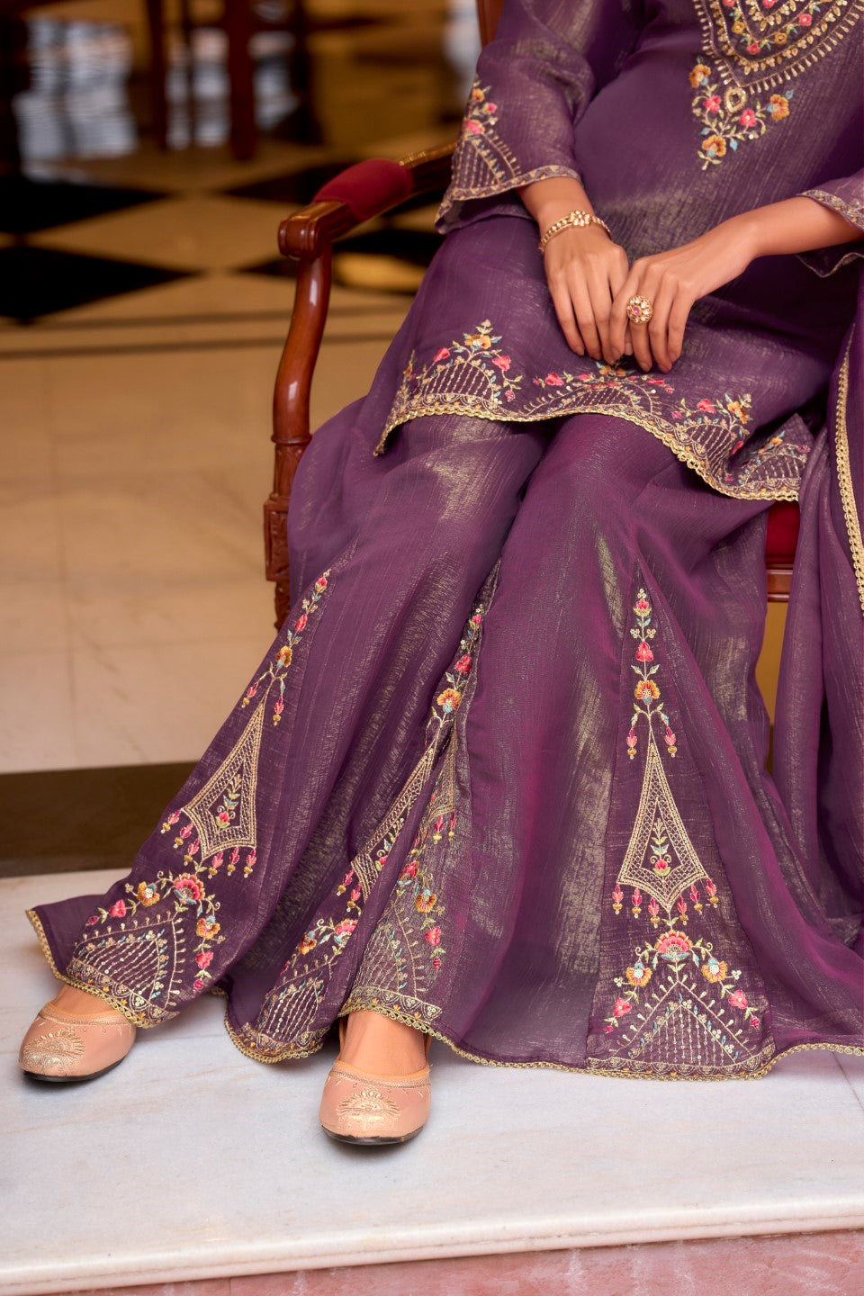 Garcha iris full work suit set