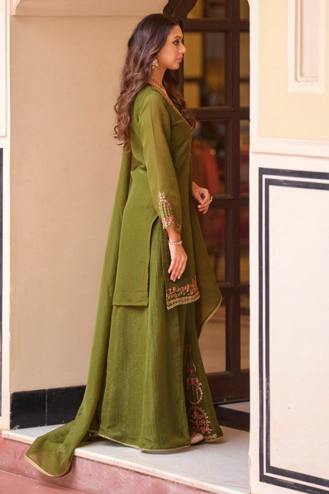 Garcha fern full work suit set