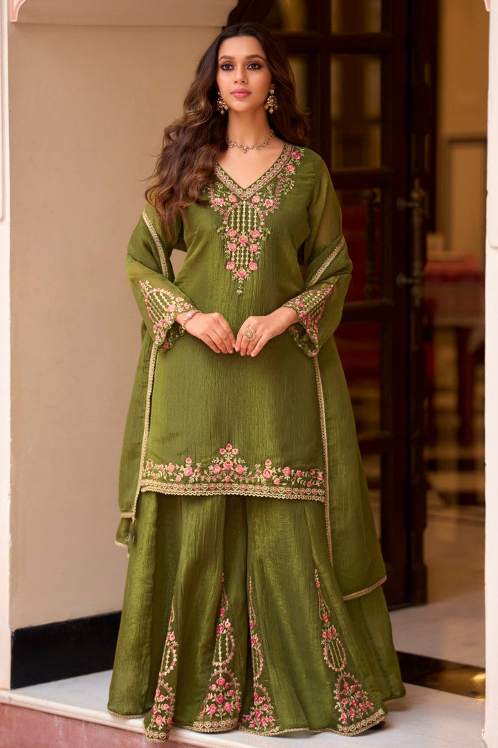 Garcha fern full work suit set